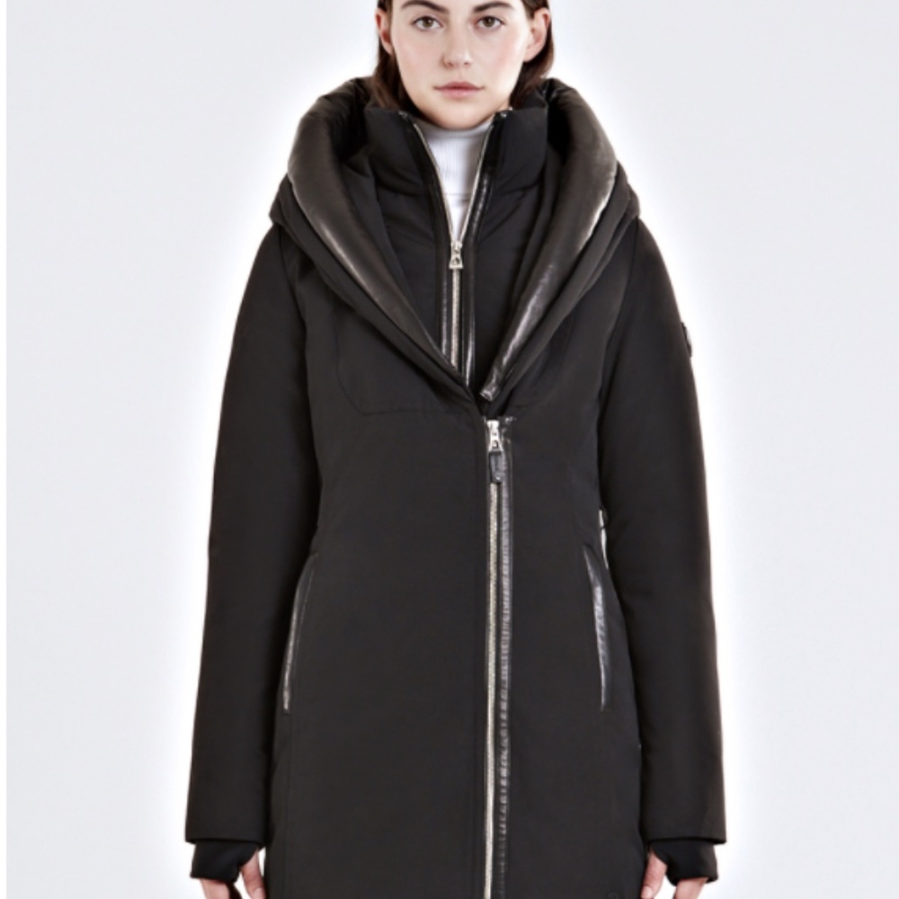 Rudsak MANILA Winter Down Jacket with Leather S/P